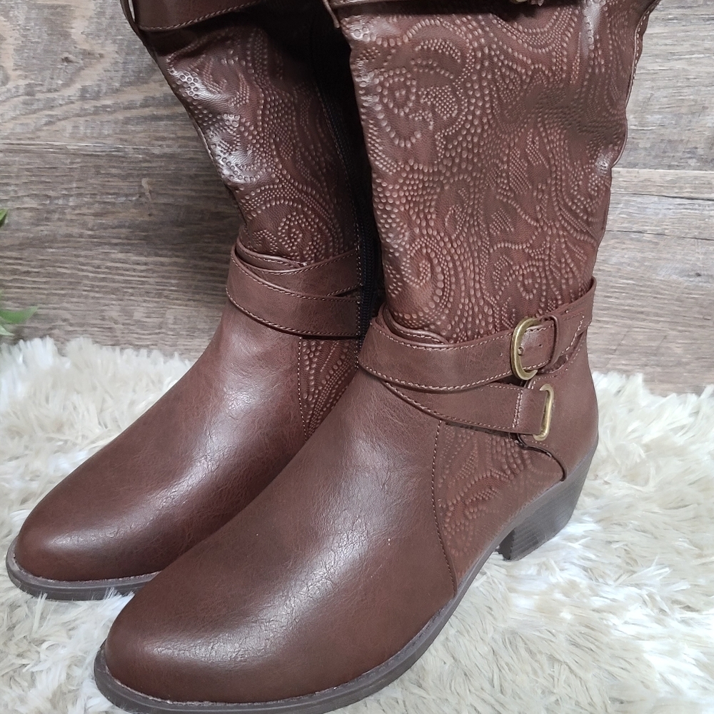 New Easy Street Kelsa Boots Wide Calf - Picture 4 of 8